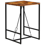 Baro stalas, perdirbta mediena, 70x70x106cm