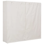 Drabužių spinta, baltos sp., 173x40x170cm, audinys