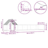 Voljeras viščiukams, 8x2x2m, galvanizuotas plienas