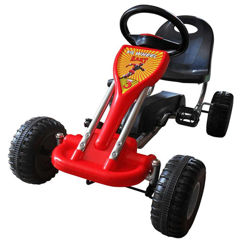 Pedalais minamas kartingas, raudonas