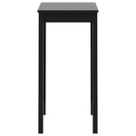 Baro stalas, MDF, juodas, 55x55x107 cm