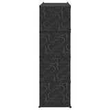 Modulinė spinta, 9 skyrių, juoda/balta, 109x36,5x143 cm