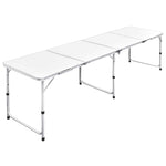 Sulankstomas Stalas Stovyklavimui iš Aliuminio 240 x 60 cm