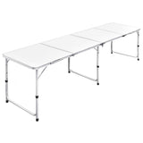 Sulankstomas Stalas Stovyklavimui iš Aliuminio 240 x 60 cm
