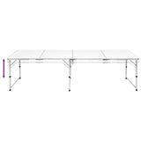 Sulankstomas Stalas Stovyklavimui iš Aliuminio 240 x 60 cm