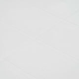 Sodo stalas, baltos sp., 79x79x72 cm, plastikas, rat. imit.