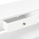 Šoninė spintelė, balta, 110x35x80 cm, MDF