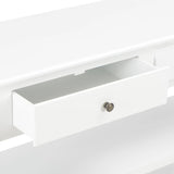 Šoninė spintelė, balta, 110x35x80 cm, MDF