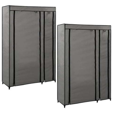 Sulanks. drab. spintos, 2vnt., pilk. sp., 110x45x175cm, audinys