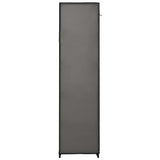 Drab. spinta su skyr. ir stryp., pilka, 150x45x176cm, audinys