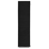 Drab. spinta su skyr. ir stryp., juoda, 150x45x175cm, audinys