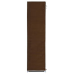 Drab. spinta su skyr. ir stryp., ruda, 150x45x175cm, audinys