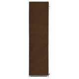 Drab. spinta su skyr. ir stryp., ruda, 150x45x175cm, audinys