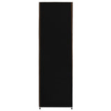 Drabužių spinta, juoda, 87x49x159cm, audinys