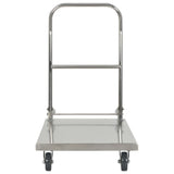 Transportavimo vežimėlis, sidabrinis, 82x53x86, nerūdijantis plienas