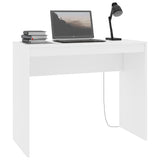 Rašomasis stalas, baltos spalvos, 90x40x72cm, apdirbta mediena