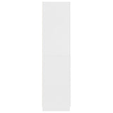 Drabužių spinta, baltos spalvos, 90x52x200cm, apdirbta mediena