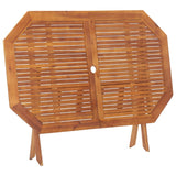 Sulankstomas sodo stalas, 135x85x75cm, akacijos masyvas
