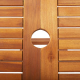 Sulankstomas sodo stalas, 135x85x75cm, akacijos masyvas