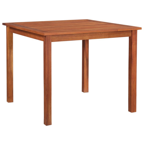 Sodo stalas, 85x85x74cm, akacijos medienos masyvas