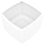 Šoninis staliukas, baltos spalvos, 54x54x36,5cm, plastikas
