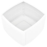 Šoninis staliukas, baltos spalvos, 54x54x36,5cm, plastikas