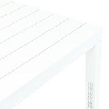 Sodo stalas, baltos spalvos, 78x78x72cm, plastikas