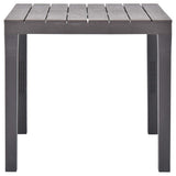 Sodo stalas, moka spalvos, 78x78x72cm, plastikas