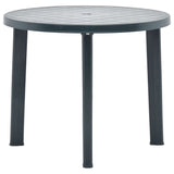 Sodo stalas, žalios spalvos, 89cm, plastikas