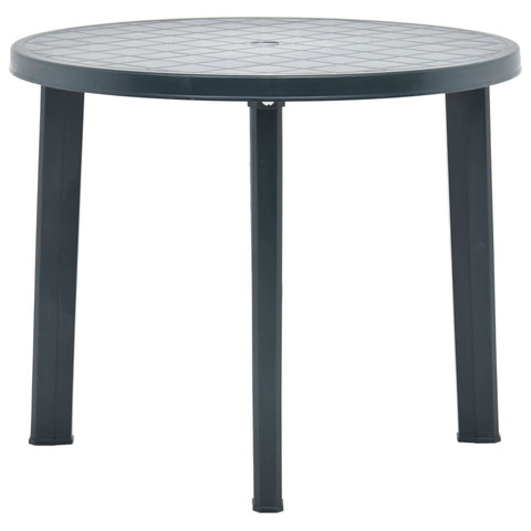 Sodo stalas, žalios spalvos, 89cm, plastikas