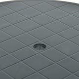 Sodo stalas, žalios spalvos, 89cm, plastikas
