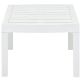 Sodo stalas, baltos spalvos, 78x55x38cm, plastikas