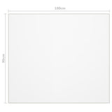 Stalo apsauga, permatoma, 100x90cm, 2mm, PVC