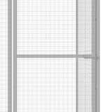 Narvas katėms, 3x1,5x1,5m, galvanizuotas plienas
