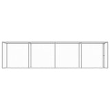 Narvas katėms, 6x1,5x1,5m, galvanizuotas plienas