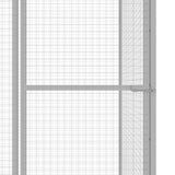 Narvas katėms, 3x1,5x2,5m, galvanizuotas plienas