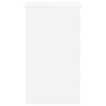 Rašomasis stalas, baltos spalvos, 90x45x76cm, apdirbta mediena