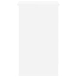 Rašomasis stalas, baltos spalvos, 90x45x76cm, apdirbta mediena