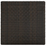 Sodo baro staliukas, rudas, 60,5x60,5x110,5cm, poliratanas