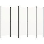 Kambario pertvara, 5 dalių, baltos spalvos, 250x180cm