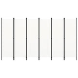 Kambario pertvara, 6 dalių, baltos spalvos, 300x180cm