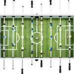 Stalo futbolo stalas, baltas, 140x74,5x87,5cm, plienas, 60kg