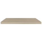 Pakabinamos lentynos, 4vnt., ąžuolo, 80x23,5x3,8cm, MDF