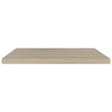 Pakabinamos lentynos, 4vnt., ąžuolo, 80x23,5x3,8cm, MDF
