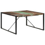 Valgomojo stalas, 140x140x75cm, perdirbtos medienos masyvas