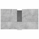 Vonios kambario spintelė, betono, 60x32x53,5cm, mediena