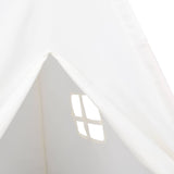 Vaikiška tipi palapinė, balta, 120x120x150cm, persiko oda