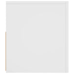 Televizoriaus spintelė su LED apšvietimu, balta, 120x35x40cm