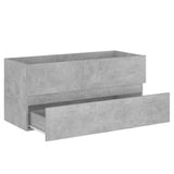Spintelė praustuvui, betono, 100x38,5x45cm, apdirbta mediena