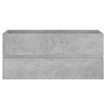 Spintelė praustuvui, betono, 100x38,5x45cm, apdirbta mediena